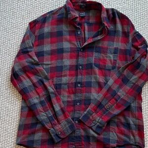 J. Crew Men's Plaid Slim Fit Flannel — SIZE XL!